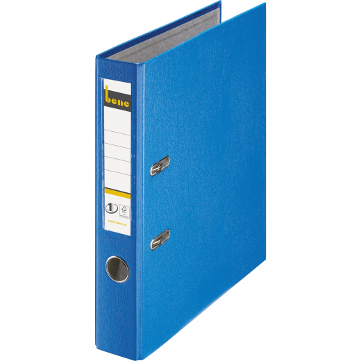 Bene Ordner 291600 BL DIN A4 52mm PP blau, - BEN291600BL