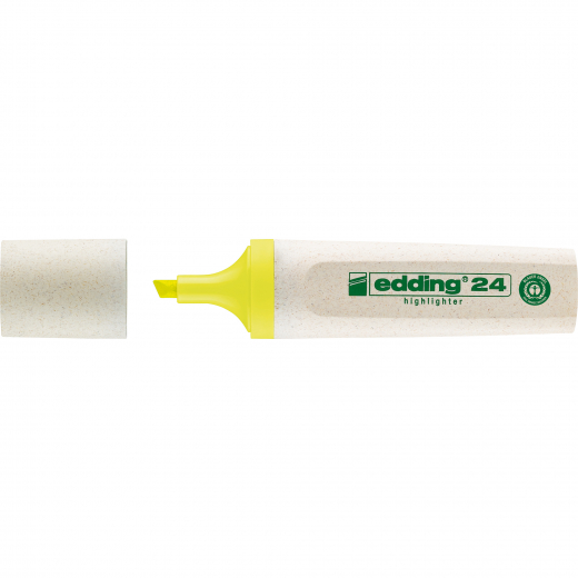 edding Textmarker Highlighter 24 EcoLine 4-24005 2-5mm gelb, - EDD24GE