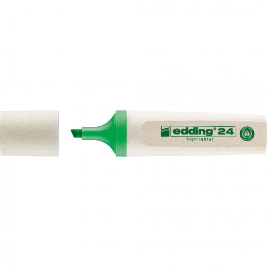 edding Textmarker Highlighter 24 EcoLine 4-24011 2-5mm hellgrün, - EDD24HGN