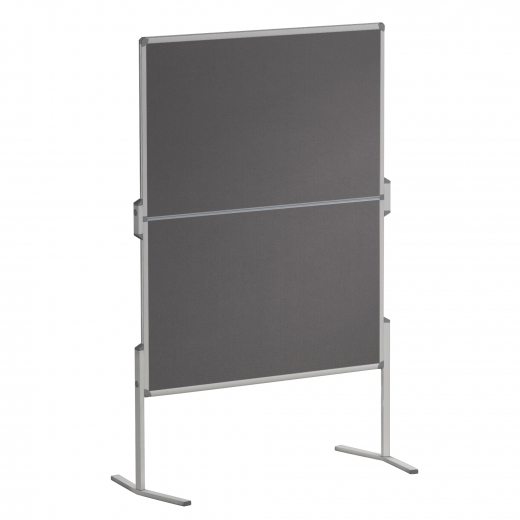 Franken Moderationstafel Pro MT880312 120x150cm Filz grau, - FRAMT880312