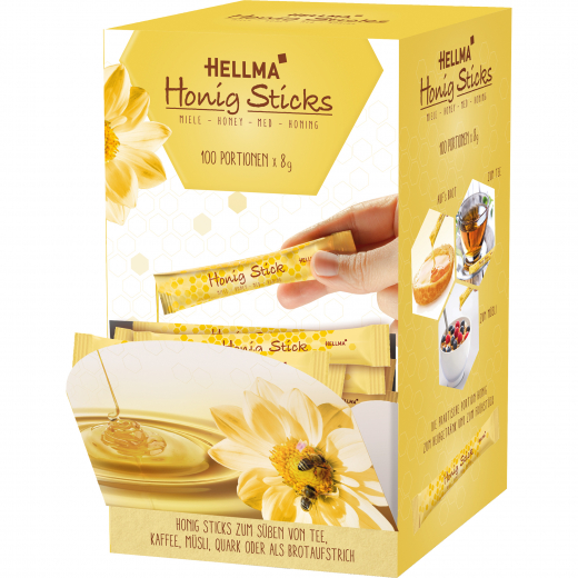 Hellma Honig-Sticks 60118763 100 St./Pack., - HEM70101751