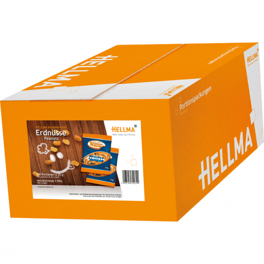 Hellma Erdnüsse 70102079 25g 100 St./Pack., - HEM70102079