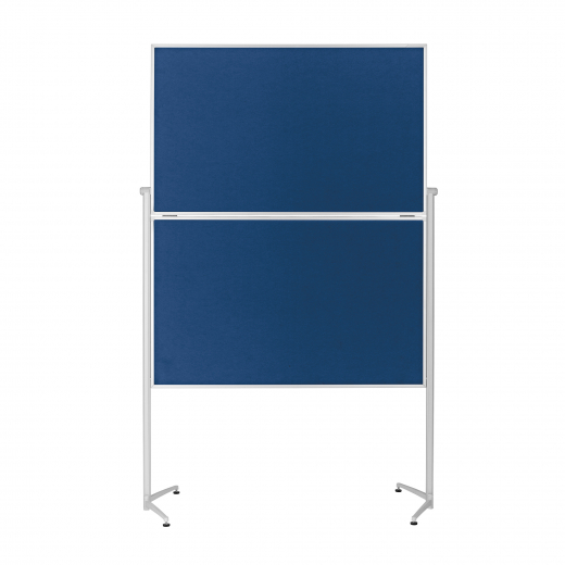 magnetoplan Moderationstafel 1151303 klappbar Filz blau,