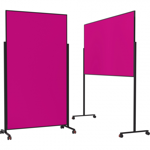 magnetoplan Moderationstafel VarioPin 1181218 Filz sw/pink, - HOL1181218