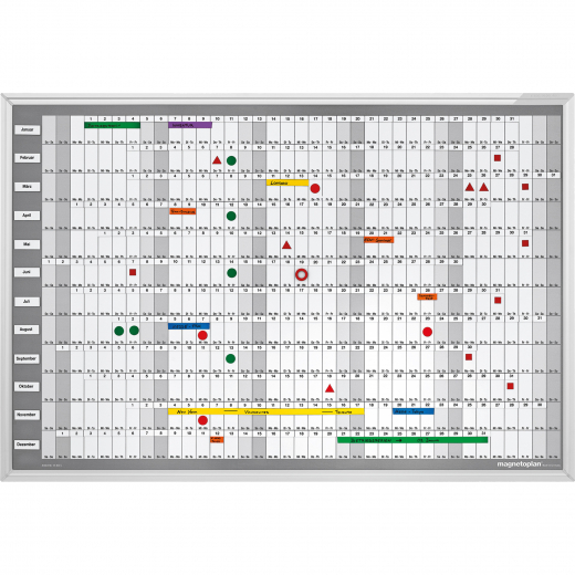 magnetoplan Jahresplaner Manager 12365S, - HOL12365S