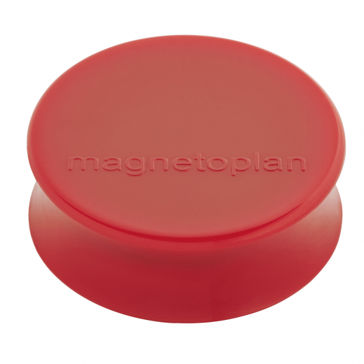 magnetoplan Magnet Ergo Large 1665006 34mm rot 10 St./Pack., - HOL1665006