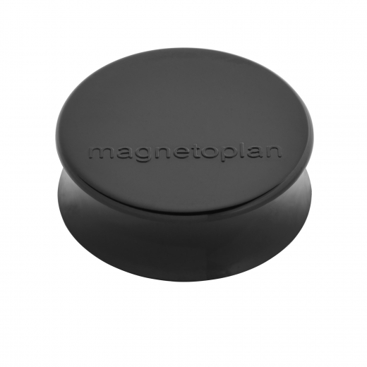 magnetoplan Magnet Ergo Large 1665012 34mm schwarz 10 St./Pack., - HOL1665012