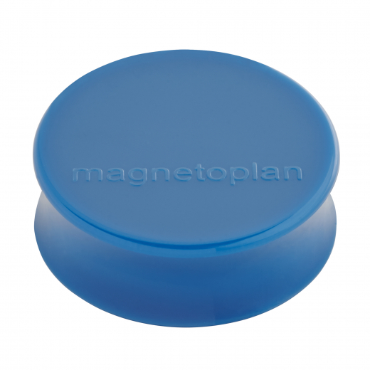 magnetoplan Magnet Ergo Large 1665014 34mm d.blau 10 St./Pack., - HOL1665014