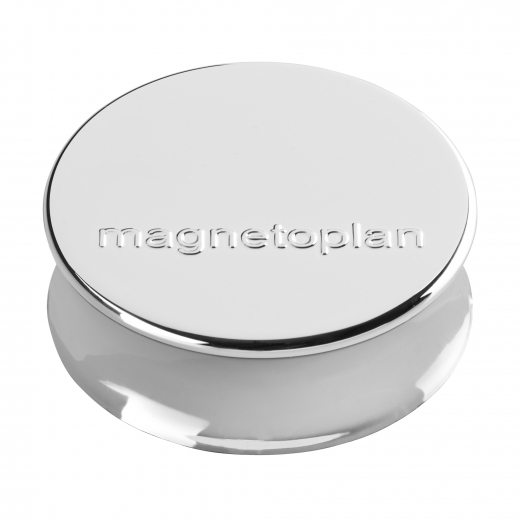 magnetoplan Magnet Ergo Large 1665032 34mm silber 10 St./Pack., - HOL1665032