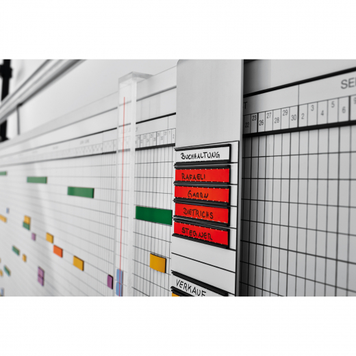 magnetoplan Personalplaner 3703455 5Tage/Woche für 45Mitarbeiter, - HOL3703455