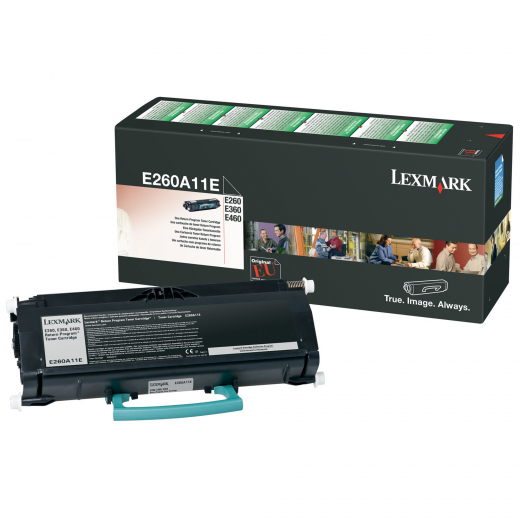 Lexmark Toner E260A11E 3.500Seiten schwarz, - LEX0E260A11E