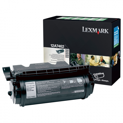 Lexmark Toner 12A7462 21.000Seiten schwarz, - LEX12A7462