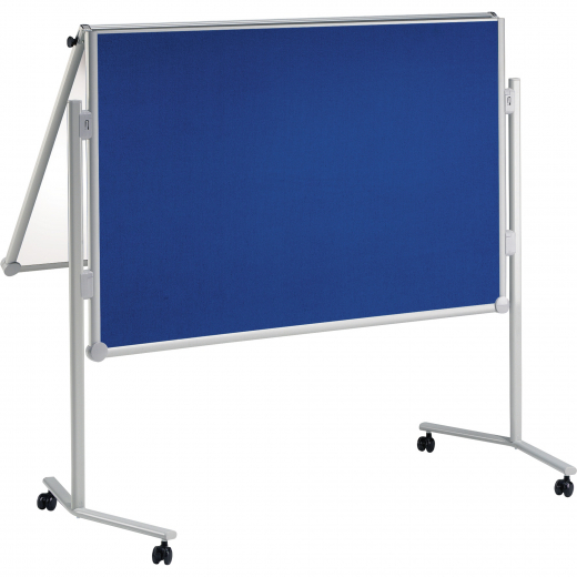 MAUL Moderationstafel MAULpro 6380782 klapp. 120x150cm bl/ws, - MAU6380782