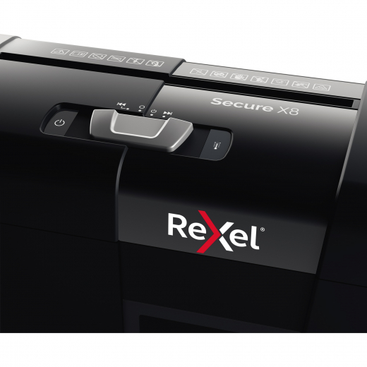 Rexel Aktenvernichter Secure X8 P4 2020123EU, - REX2020123EU