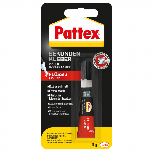 Pattex Sekundenkleber classic BK WA97 PSK1C 3g, - STA9HPSK1C