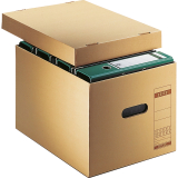 Leitz Archivbox 60810000 DIN A4 max. 7Ordner Pappe natronbraun,