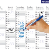 STAEDTLER Folienstift Lumocolor correctable 305 M-9 1mm schwarz,