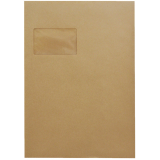 Soennecken Versandtasche 2087 C4 90g mF sk natronbraun 250 St./Pack.,