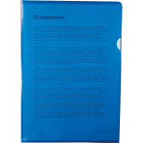Soennecken Sichthülle 1514 DIN A4 PP blau 100 St./Pack.,