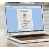 SIGEL Marmorpapier DP396 DIN A4 200g grau 50 Bl./Pack.,