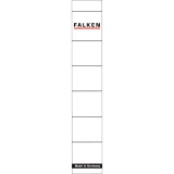 Falken Ordnerrückenschild 80039639 schmal/kurz weiß 10 St./Pack.,