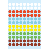 HERMA Markierungspunkt 1831 8mm sortiert 540 St./Pack.,