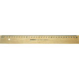 RUMOLD Holzlineal FL232/30 aus Weißbuche 30cm natur,
