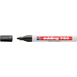 edding Lackmarker 750 4-750001 2-4mm Rundspitze permanent schwarz,