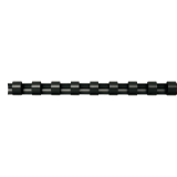 Fellowes Plastikbinderücken COMB 5346507 12mm schwarz 100 St./Pack.,