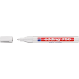 edding Lackmarker 750 4-750049 2-4mm Rundspitze permanent weiß,