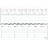 ZETTLER Tischquerkalender 116-0015 1W/2S,