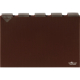 DUR Leitkarten A4 quer 3141 40mm Kunststoff braun Pa=25St,***