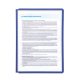 DURABLE Sichttafel SHERPA Panel 560644 DIN A4 PP blauviolett,***