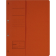 Ösenhefter DIN A4 250g kfm. Heftung Karton halber Vorderdeckel orange,***