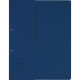 Ösenhefter DIN A4 250g kfm. Heftung Karton halber Vorderdeckel blau,***