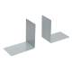 Westcott Buchstütze E-10245 00 90x140x140mm grau 2 St.,***