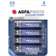 AgfaPhoto Batterie LR06 Mignon 110-802589 AA 1.5V 4 St./Pack.,***