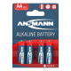 ANSMANN Batterie 5015563 Alkaline Mignon AA LR6 4St.,***
