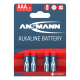 ANSMANN Batterie 5015553 Alkaline Micro LR03 AAA 4St.,***