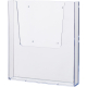 helit Wandprospekthalter H2350202 A4 1Fach PS transparent, - 5170385