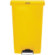 Rubbermaid Tretabfalleimer Slim Jim 1883577 Kunststoff 68l gelb,***
