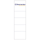 Soennecken Einsteckrückenschild 3349 57x190mm weiß 10 St./Pack.,