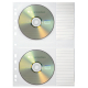 Soennecken CD/DVD Hülle 1612 für 2CDs transparent 5 St./Pack.,***
