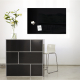 SIGEL Magnetboard Artverum GL130 78x48cm Glas schwarz,***