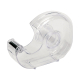 Handabroller 19mmx33m transparent Kunststoff unbestückt,***
