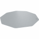 Cleartex Bodenschutzmatte 9mat FR121001009R PC Hart 96x98cm tr,***