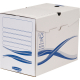 Bankers Box Archivschachtel Basic 4460402 A4+ ws/bl 25 St./Pack.,***