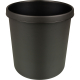 helit Papierkorb H6106495 29,5x31cm 18l rund Kunststoff schwarz,***