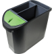Exacompta Öko-Papierkorb TOPLINE 42614D Einsätze sw/gr,***
