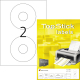CD-Etikett TopStick 8696 117mm ws 200 St./Pack.,***
